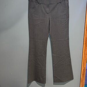theory gray wide leg dress pants size 0